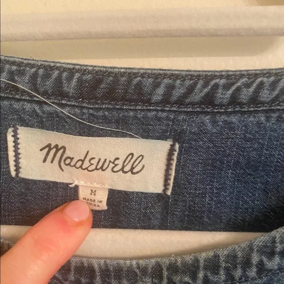 Madewell Ombré Denim Shirt - Picture 3 of 3